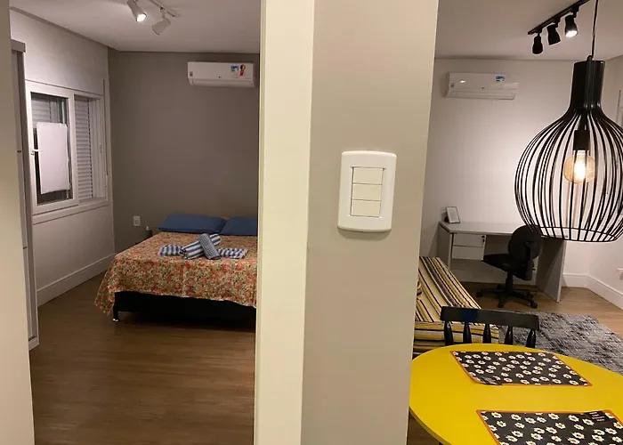 Ap 1 Dormitório a 600m Shopp MV e 200m GNU Wi-Fi TVsmart LAvaRoupa Cozinha Apartamento
